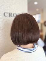 クロス(CROSS)&nbsp;白髪染め／まるみボブ/50代60代/ミセスヘア