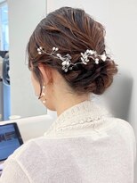 ガーデンヨコハマ(GARDEN YOKOHAMA) 【阿久津】お呼ばれヘアセット お団子 ヘアアレンジ