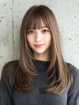 似合わせカットミディアムレイヤー３０代４０代５０代６０代