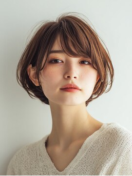 ロディーナコク 大口 新子安(rodina.coc) 着物ヘア/大人ガーリー/ダークアッシュ/似合わせカット/大口子安