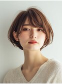 着物ヘア/大人ガーリー/ダークアッシュ/似合わせカット/大口子安
