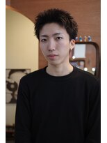エディ(Edy)&nbsp;メンズスパイキーショート刈り上げスキンフェード眉毛カット岡山