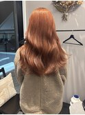 《miyu》ブリーチなしオレンジブラウン