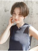 ハンサムショート/似合わせカット/くせ毛風パーマ/20代/30代