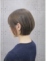 リトマス 二子玉川(litmus) 大人ショートヘア ハンサムショート ミルクベージュ 髪質改善