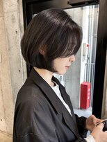 エイム(aim)&nbsp;まとまる小顔魅せBOB/ダークオリーブグレージュ/レイヤーボブ