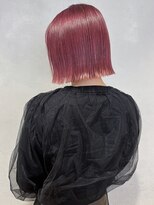 エミス バイ メルト 吉祥寺(emis by melt)&nbsp;【吉田】切りっぱなしボブ暖色カラーチェリーレッドピンク吉祥寺