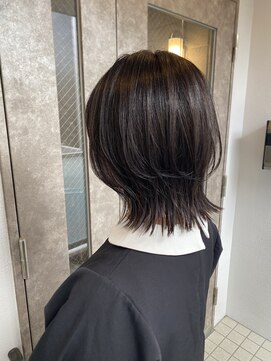 オルガ(olga) ボブレイヤー グレージュ 透明感カラー 大人かわいい