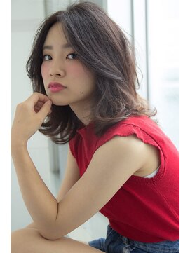 グルグル 新小岩店(GULGUL) レッドブラウン 　はねてもOKこなれミディ【GULGUL新小岩店】