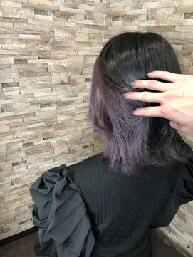 キャラ 池袋本店(CHARA) インナー×ウルフカット【池袋東口/ウルフカット/玉城光】