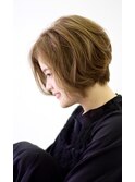 横顔美人グラデーションボブ