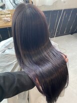 オースト ヘアー ステラ 新宿店(Aust hair Stella) 髪質改善リンゴ幹細胞TR×ブルーバイオレット　kizashi