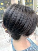 【大人女性のシルエット美】 丸みグラデーションショートカット