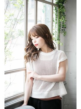 カリン 横浜店(carin) 【carin横浜】艶カラー/カール/大人かわいいヘア