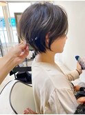 【大人かわいい20代30代40代美髪くびれショート】