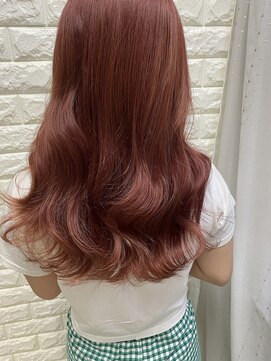 ルノン(LUNON) 【LUNON】ダブルカラー×ピンクオレンジ