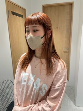 グリーン 町田(green) フェイスフレーミング/逆インナー/ピンクベージュ