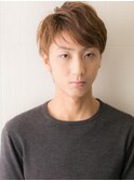 長めバング×明るめカラー小顔おしゃれショートB戸田公園