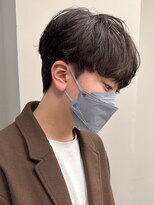 エルマーク(L-MARK) 韓国マッシュメンズマッシュツーブロック韓国カットメンズサロン