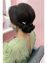 シーズン 大阪(SEASON) 【ヘアセット】シニヨン×アップヘア