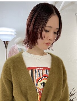 ヘン(hen) 【心斎橋hen】マッシュボブ ピンクヘア