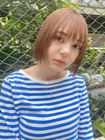 ピークアブー アヴェダ アトレ恵比寿(PEEK-A-BOO AVEDA)&nbsp;大人ガーリーな顔まわりプツッとボブ　恵比寿