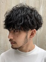 ソフトツイストスパイラルパーマ緩めツイスパ無造作刈り上げ