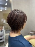 外ハネショートカット
