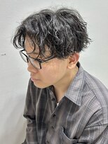 ニアウ 太田店(Niau)&nbsp;メンズパーマ波巻きスパイラルパーマツイストスパイラルパーマ