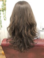 エン(EN)&nbsp;オーガニックフルカラー　仕上げコテでゆるふわに♪