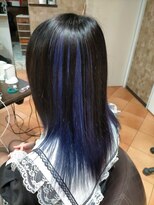 ヘアーズ ベリー 川西店(hairs BERRY) インナーカラー(多め)