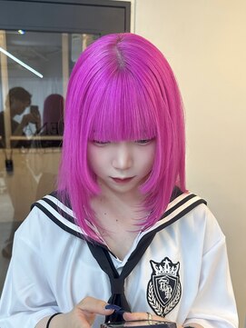イエナ 渋谷(IENA) ピンクカラー ダブルカラー ハイトーン ケアブリーチ