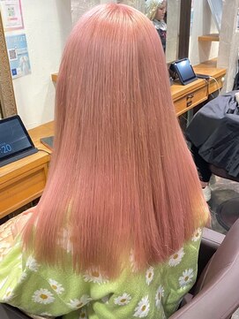 ロア 福岡天神本店(LORE) ダブルカラーベージュカラーケアブリーチカラーハイトーンカラー