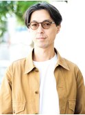 乾かすだけで決まる坂本龍一風ハンサムショート