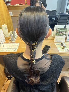プランツヘアー タイトアレンジ
