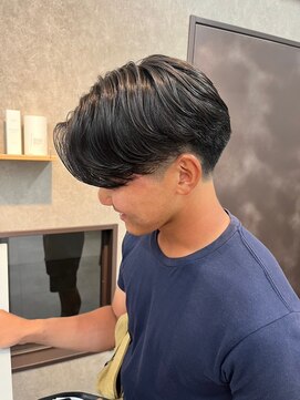 毛流れセンターパート