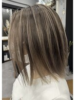 ウェイビー 桜木町店(WAVY)&nbsp;【WAVY】ミディアム×バレイヤージュ