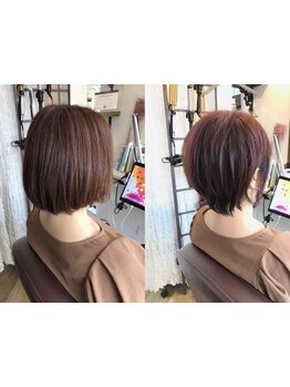 伸びかけも計算されたもちの良いステップボーンカット技術で、似合う×扱いやすいを叶える