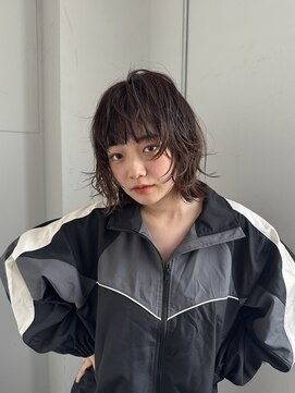 ラウブロッサム 大宮西口店(Lau Blossom) ボブカラー+ナチュラルブラウンカラー+ブリーチなしカラー