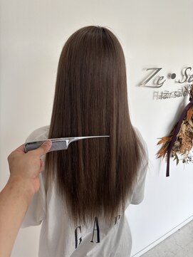 ゼ シール(Ze seal) 【リタッチブリーチ】艶ベージュカラー