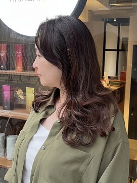 キャンバス 川崎(canvas.) デジタルパーマ 髪質改善 ロングレイヤー 【窪田】川崎/美髪