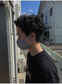 ツイストスパイラルパーマ　スパイキーショート