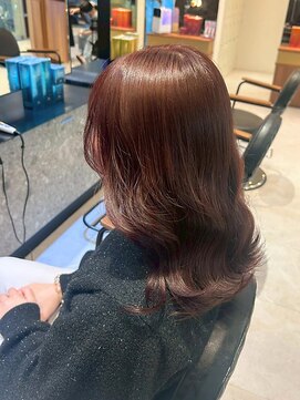 ダブル(W) 髪質改善/カラーエステ/ウェーブ/ミディアム