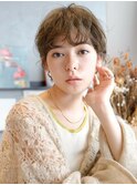 ■鎌倉/ダークグレージュ/大人かっこいい/くせ毛ショートa52-2