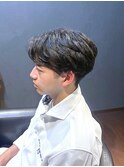 ビジネスツーブロックショート ナチュラルセンターパート