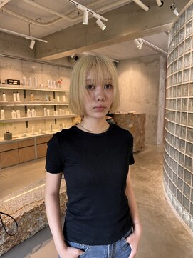 オムズポカ 栄矢場町店(OM's poka) ブロンドボブ/マッシュボブ/レイヤーボブ