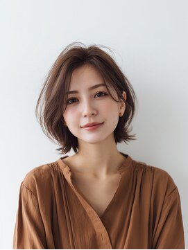 e.m.a プレミアムビューティーサロン 栄駅店(e.m.a PREMIUM BEAUTY SALON) ボブ/イメチェン/外ハネボブ/美髪/ワイドバング/髪型