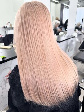 エゴル ナゴヤサカエ(ENGOL NAGOYA SAKAE) 坂野貴哉/ミルクティーベージュ/ブラウンカラー/ハイトーンカラ