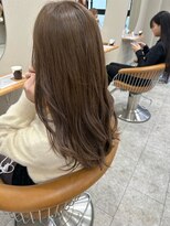 シカ 神戸三宮元町店(Cica)&nbsp;ブリーチなしダブルカラー　オリーブベージュ　透明感カラー