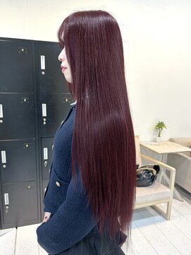 ニュート(Neut ) ブリーチなしダブルカラー/ボルドーカラー/ワインレッド